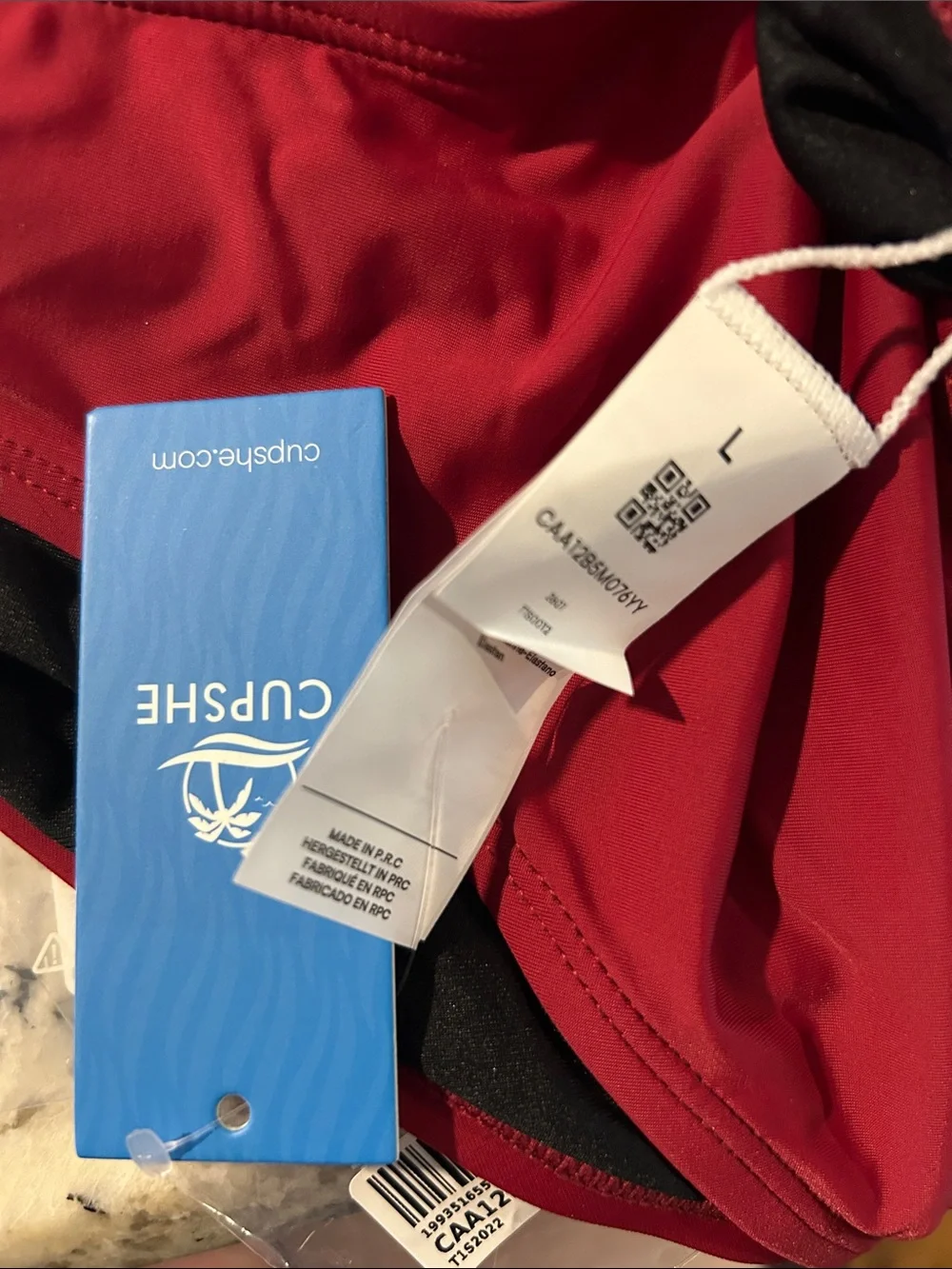 Women’s Bikini Bottoms in Wine Red